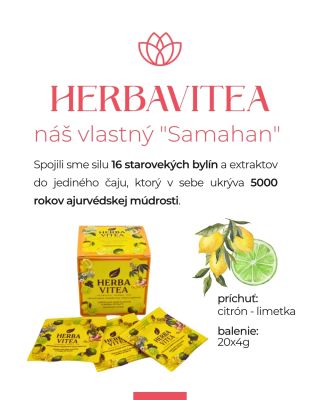 Skvelá novinka z našej dielne✨ Herbavitea je ajurvédsky bylinný čaj, ktorý obsahuje koncentrované extrakty v pomere 10:1,...