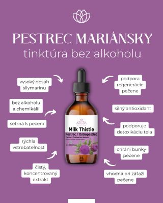 🌿 Pestrec mariánsky – prírodná podpora pre vašu pečeň Objavte prirodzenú podporu regenerácie pečene v čistej, glycerínovej...